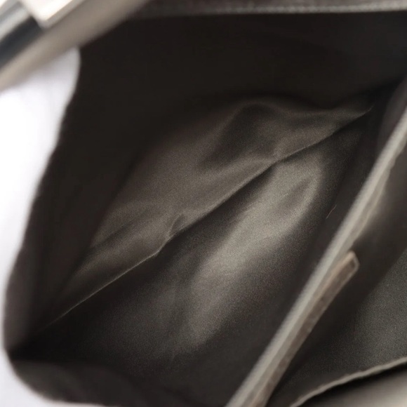 Chanel Lambskin Quilted Sharpei Frame Tote Black Silver Hardware - Picture 8 of 12